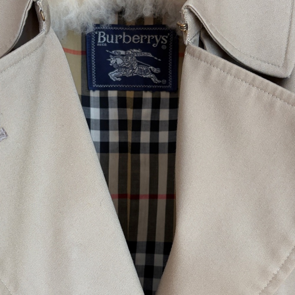Vintage Burberrys Nova Check Trench Coat
Size 20 Long/XL Timeless Classic - Picture 7 of 16